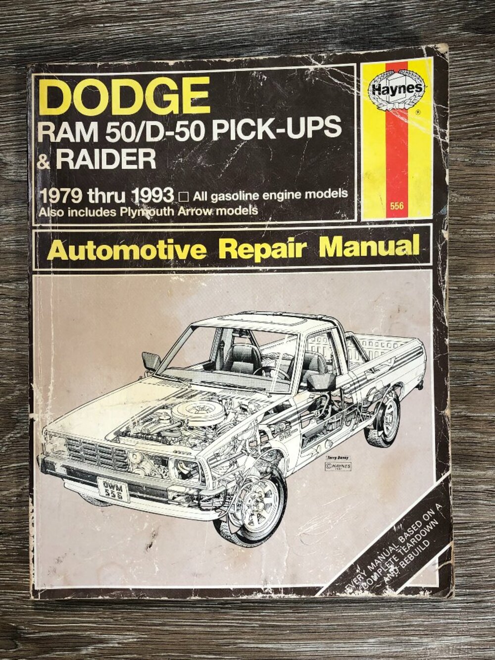 Haynes Dodge Ram 50/D-50 Pick-Ups & Raider 1979-1993 Gas Engines 556